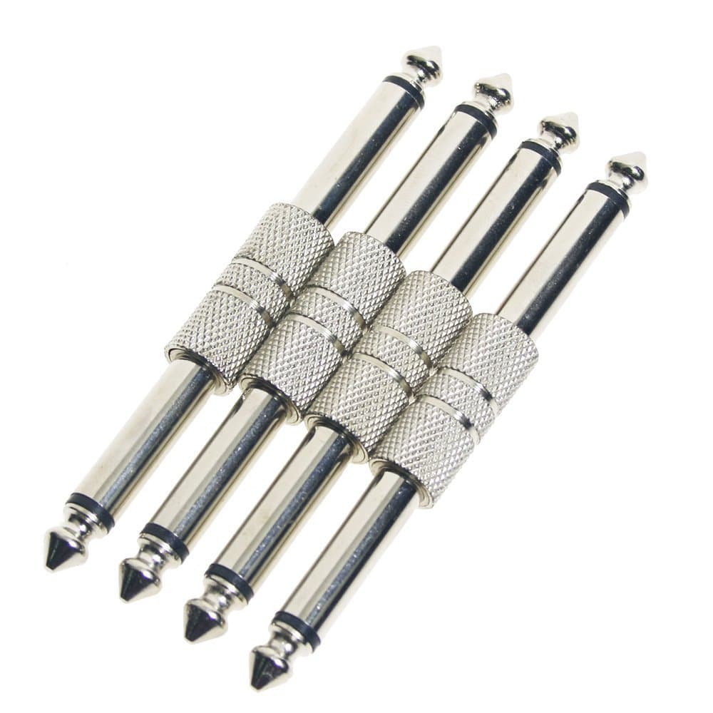 4 x 1/4" Jack to Jack Effect Pedal Connector Coupler for MOOER Behringer Boss AU