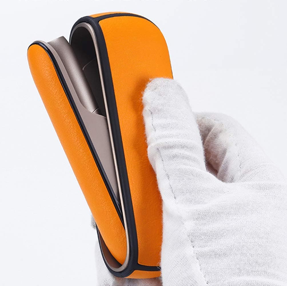 for IQOS 3.0 Case Protective Holder Portable PC Pocket Protector Professional Anti Scratch Cover Side Cover Full Case (Yellow)