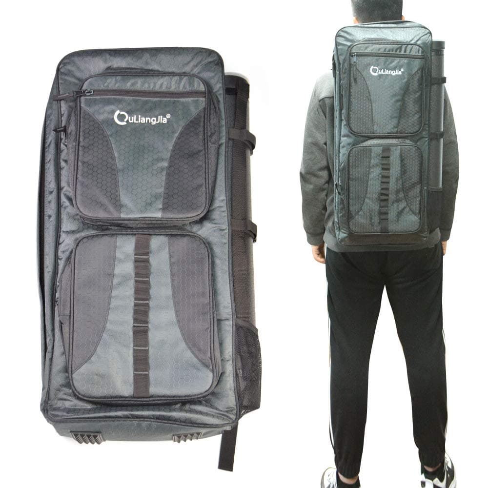 MILAEM Archery Backpack Recurve Bow Bag Carry Case With Telescopic Arrow Quiver