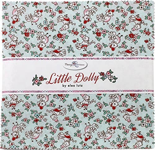 Elea Lutz Little Dolly 10" Stacker 42 10-inch Squares Layer Cake Penny Rose Fabrics