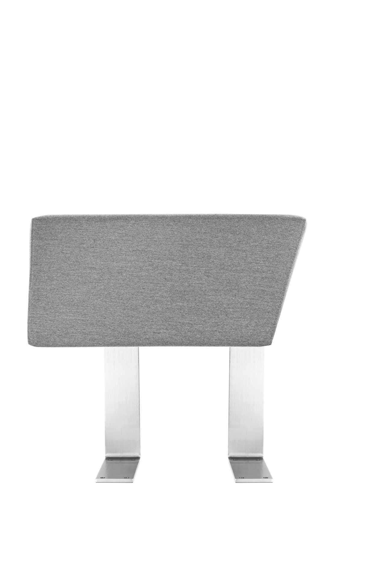 Niehoff Garden Corner Adapter for Bench Niden Left, Makes 2 Garden Benches Nidden into a Corner Bench, Batyline Eden or Sunbrella Natte, Upholstery Quick-Dry Foam