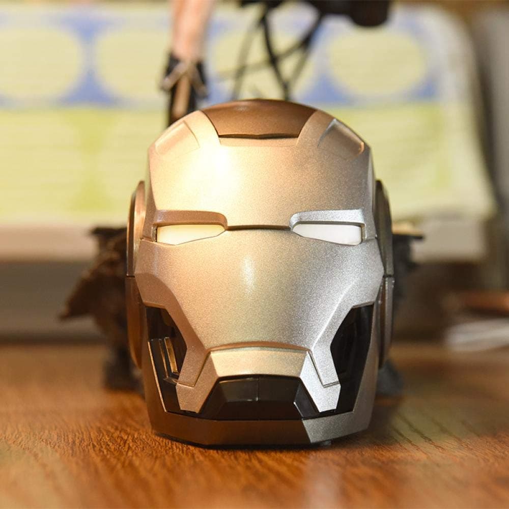 Iron Man Bluetooth Speaker Creative Wireless Smart Bass Card