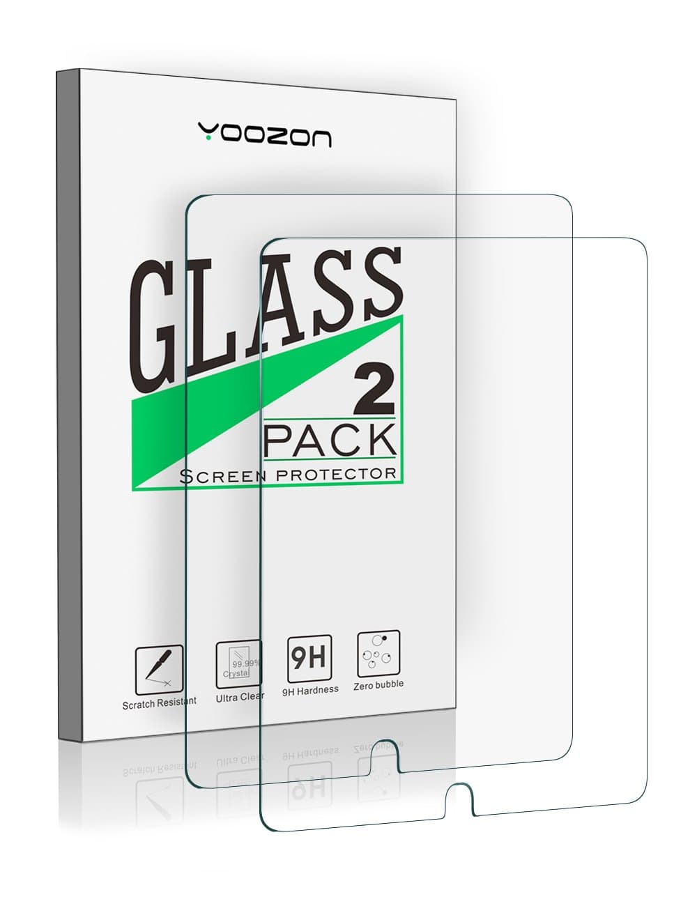 iPad Pro 10.5 Screen Protector Glass [2 Pack],Yoozon [Apple Pencil Compatible] Tempered Glass Screen Protector for Apple iPad Pro 10.5 Inch