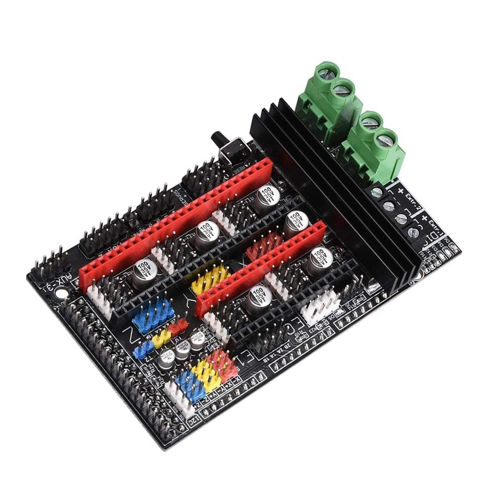 KINGPRINT Ramps 1.6 Expansion Control Panel with Heatsink Upgraded Ramps 1.4/1.5 for 3D Printer Board