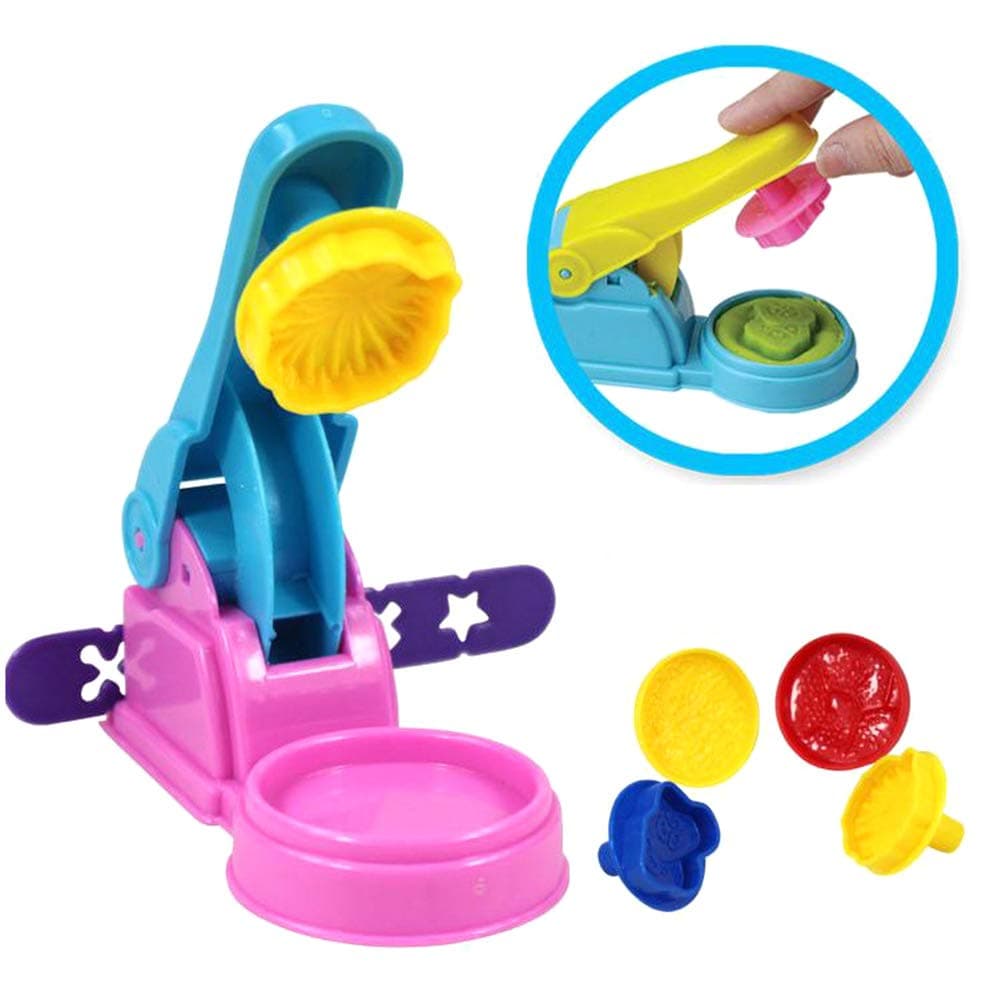 Hughdy Creative 3D Plasticine Tools, Creative 3D Plasticine Tools Color Play Dough Model Tool Toys Clay Moulds Kids Learning Education Toys Colorful