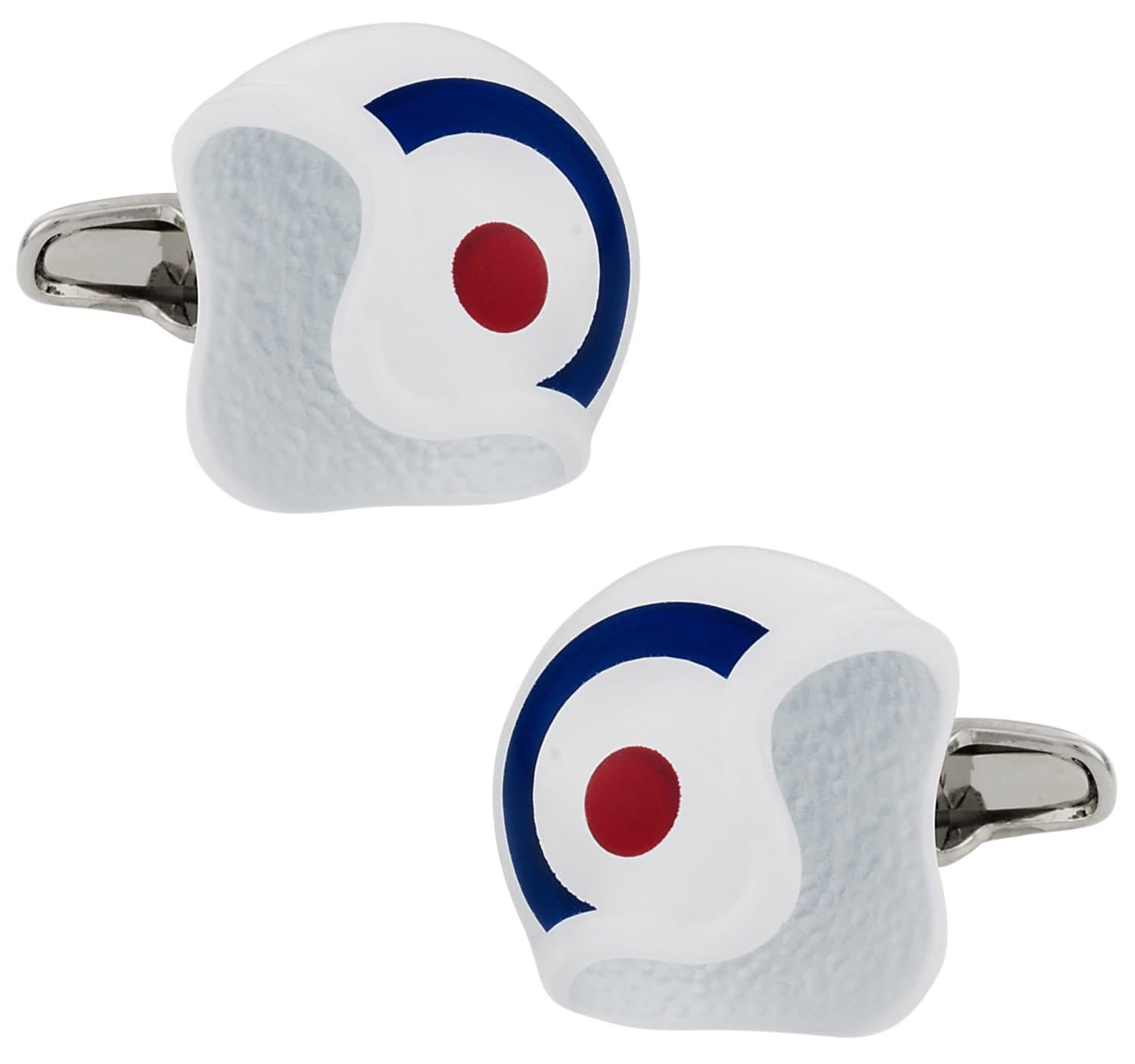 Cracked PepperCuff-Daddy British Air Force Roundel Helmet Cufflinks with Presentation Box
