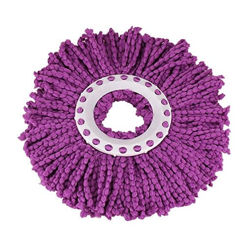IU Desert Rose Replacement 360 Rotating Spinning Floor Mop Head (Purple)