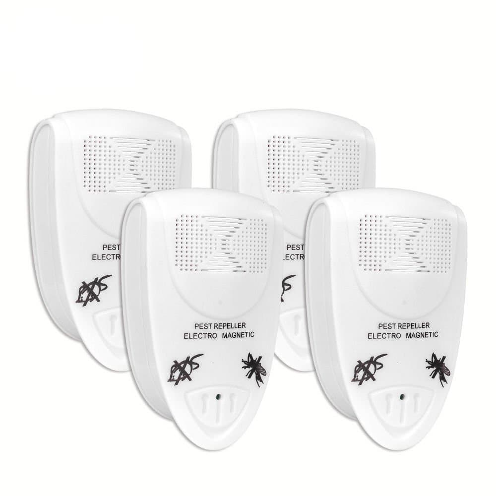 Xuheng UK Plug Electronic Ultrasonic Reject Mole Mouse Rats Rat Mouse Rodent Pest Repellent Anti Mosquito Repeller Killer Bug Reject 4PCS