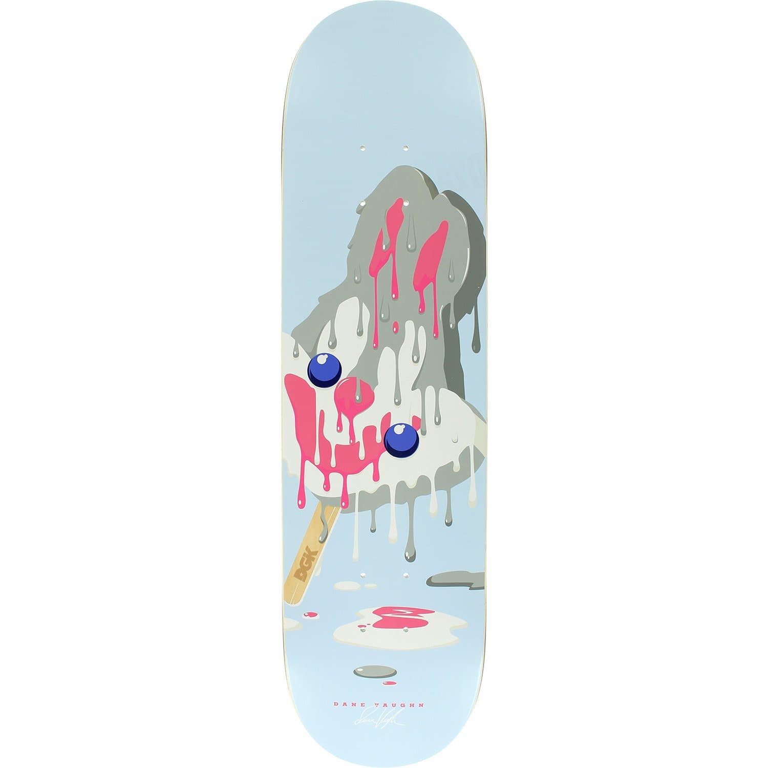 DGK Skateboards Dane Vaughn Melted Skateboard Deck - 7.8" x 32"