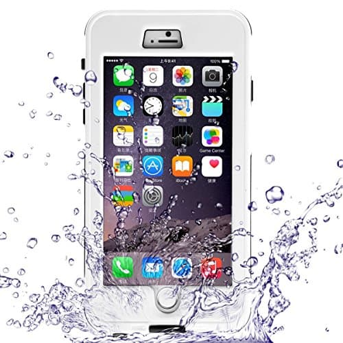 Pericross Iphone 6/6s Waterproof Phone Case 10ft Deep Underwater for 3 Hours, All Wet Conditions,underwater Waterproof Shockproof Dirtproof Full Sealed Case Durable Cover for Apple Iphone 6 6s 4.7 Inch