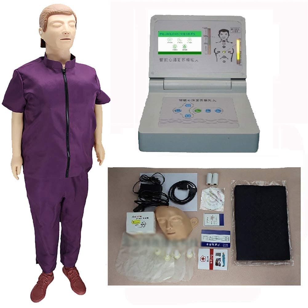 TZYY Adult CPR Training Manikin, Basic CPR Training Kit with 3 Operation Modes Operation Result Printing for First Aid Training