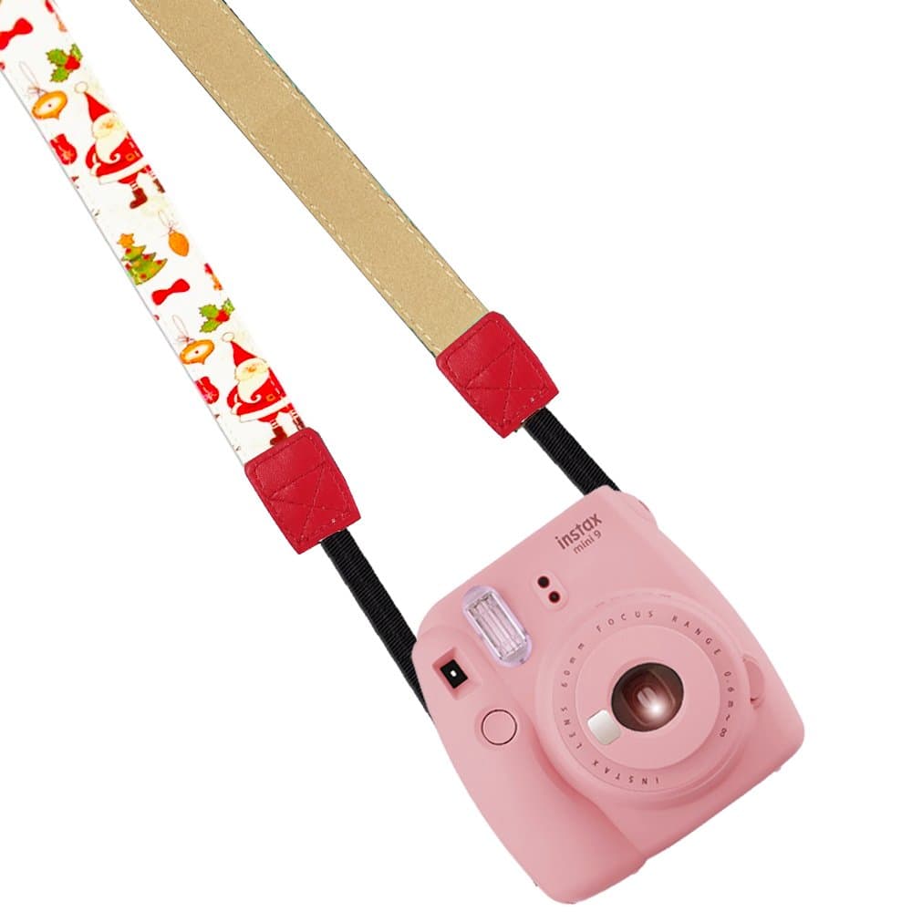 Katia Camera Neck Shoulder Strap Belt for Nikon/Canon/Sony/Olympus/Pentax/Mini 9 / Mini 8 / Mini 7s / Mini 25 / Mini 50s / Mini 90 / DC/Fujifilm Polaroid Instax Camera (Red)