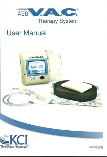 ActiV.A.C. Therapy System User Manual (Wound Healing) Paperback – 2008