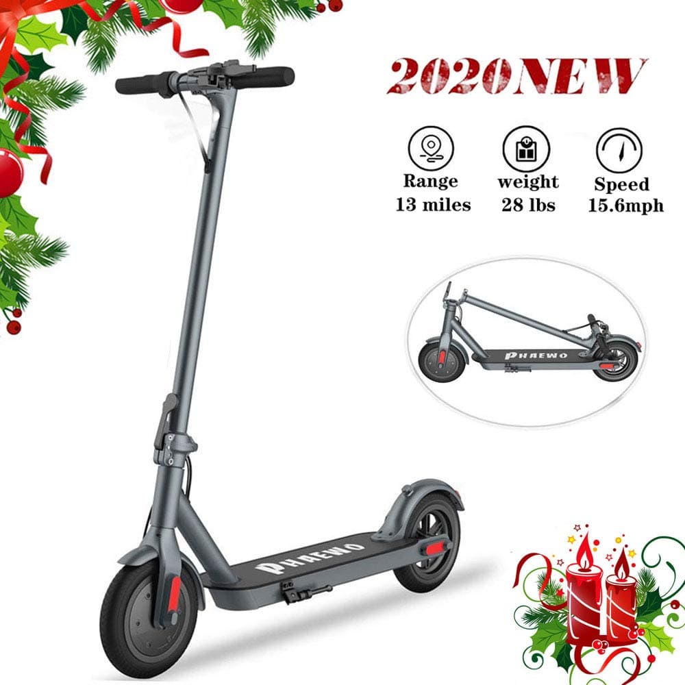 ZONSUSE Electric Scooter, 250W High Power Smart E-Scooter,Two Wheels Electric Scooter,Max Speed 15.6 mph, 15 Miles Long-Range Battery, 8.5 Inch Folding Electric Scooter for Adult and Teenagers