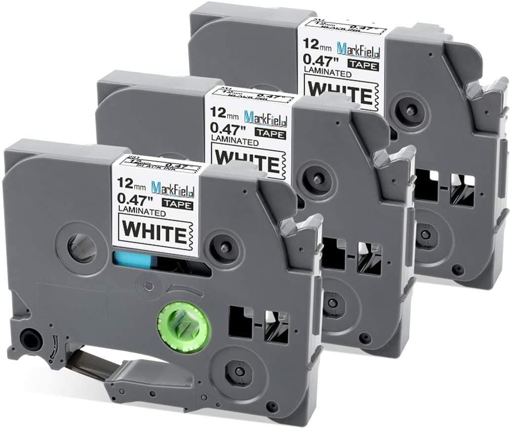 Colorty Compatible Label Tape Replacement for Brother P-Touch TZe-231 TZ231 TZe231 White 12mm 0.47 Compatible with PTouch PT-900 PT-1000 PT-1005 PT-1010 PT-1080, 3-Pack