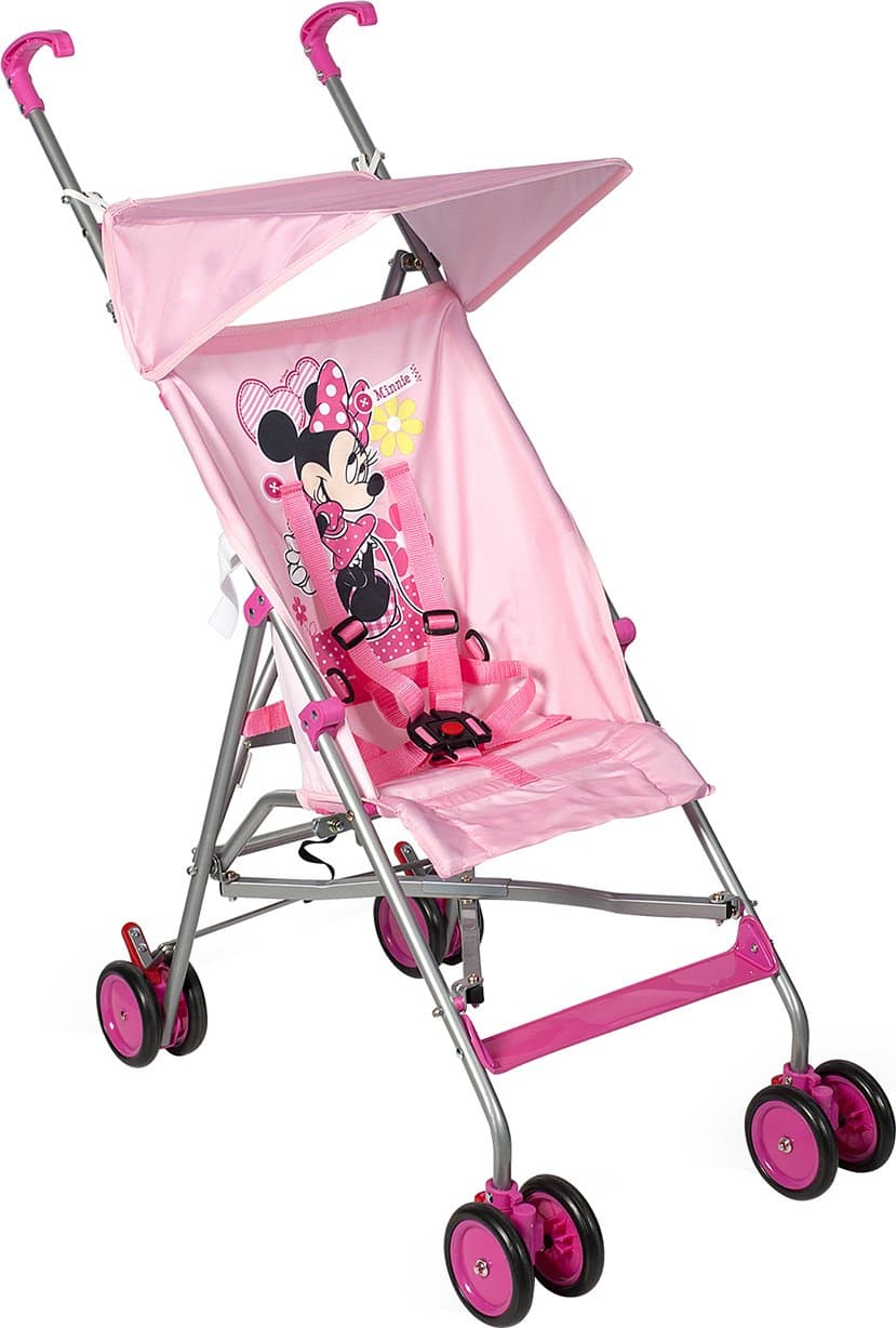 lulabi Minnie Stroller Lightweight Umbrella, Pink