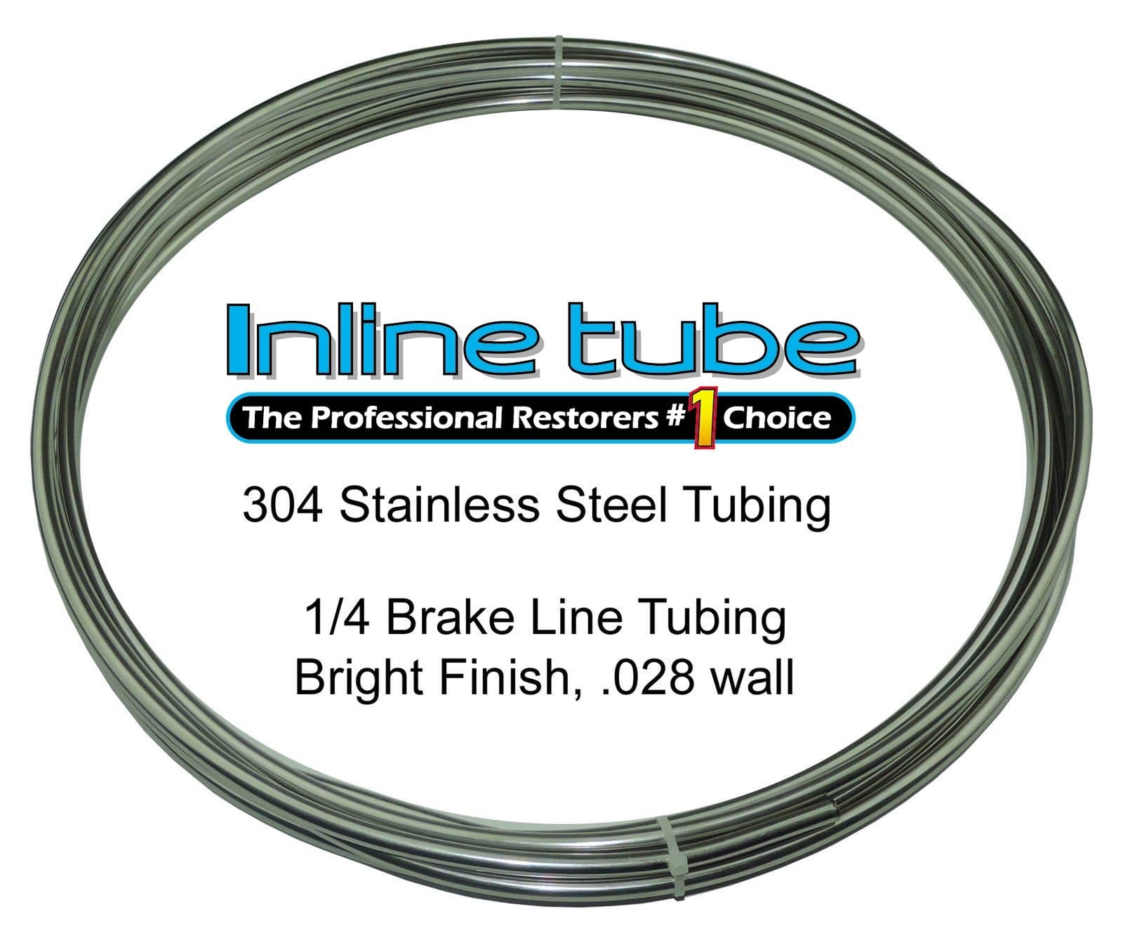 Inline Tube Replacement For 1/4" Tubing 20ft Coil Stainless