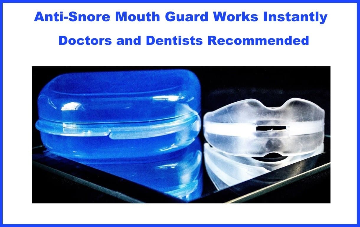 Sleep Aid Mouth Guard Natural Solution OTC Device - Anti Teeth Grinding Nightguard - Custom Mold - Best Dental Mouth Guard on The Market - Order Now Risk Free