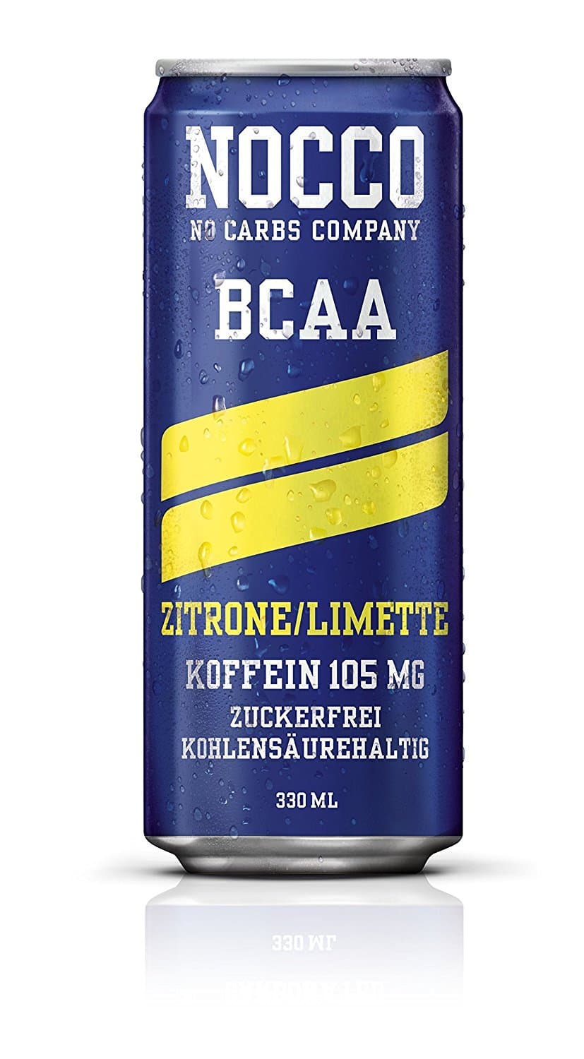 Nocco Bcaa 24&nbsp;x 330 ml drink with lemon/lime flavour -&nbsp;No Carbs Company Fitness Drink