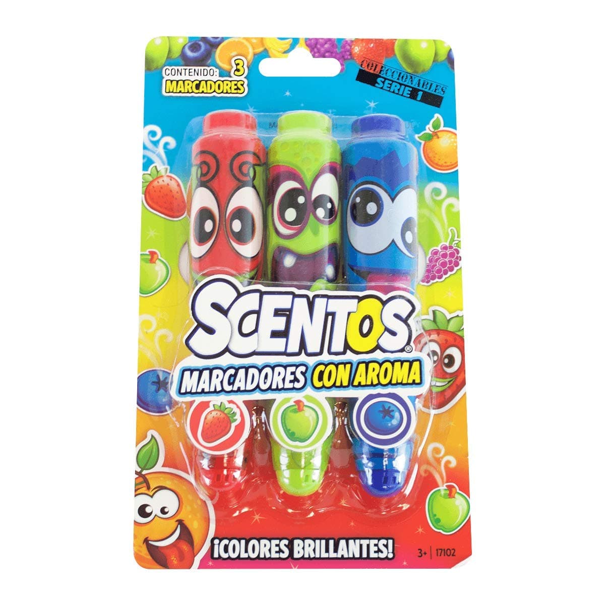 Scentos Scented Markers 3-Pack Collectible Series 1