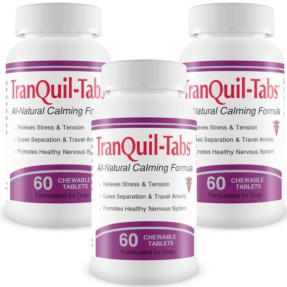 3 Pack TranQuilTabs for Dogs (180 Tablets)