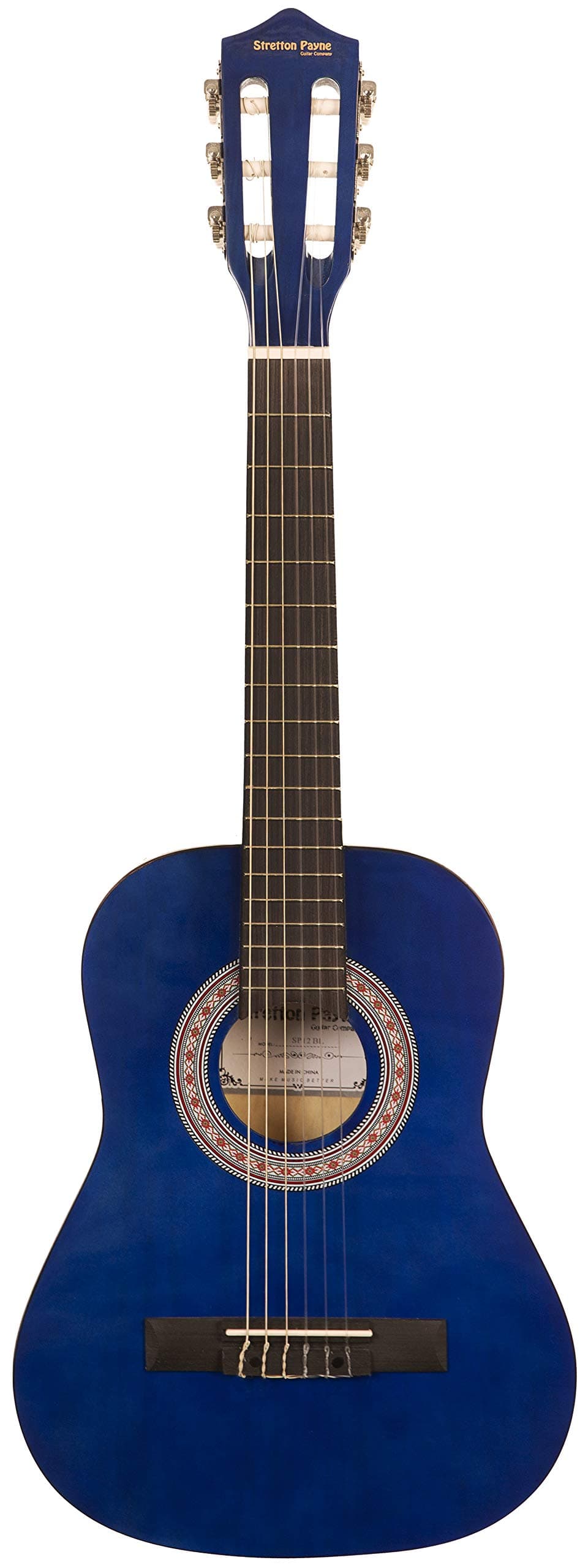 CLEARANCE - Graded B - Acoustic Guitar 1/2 Sized (34' inch) Classical Nylon String Childs Guitar Blue