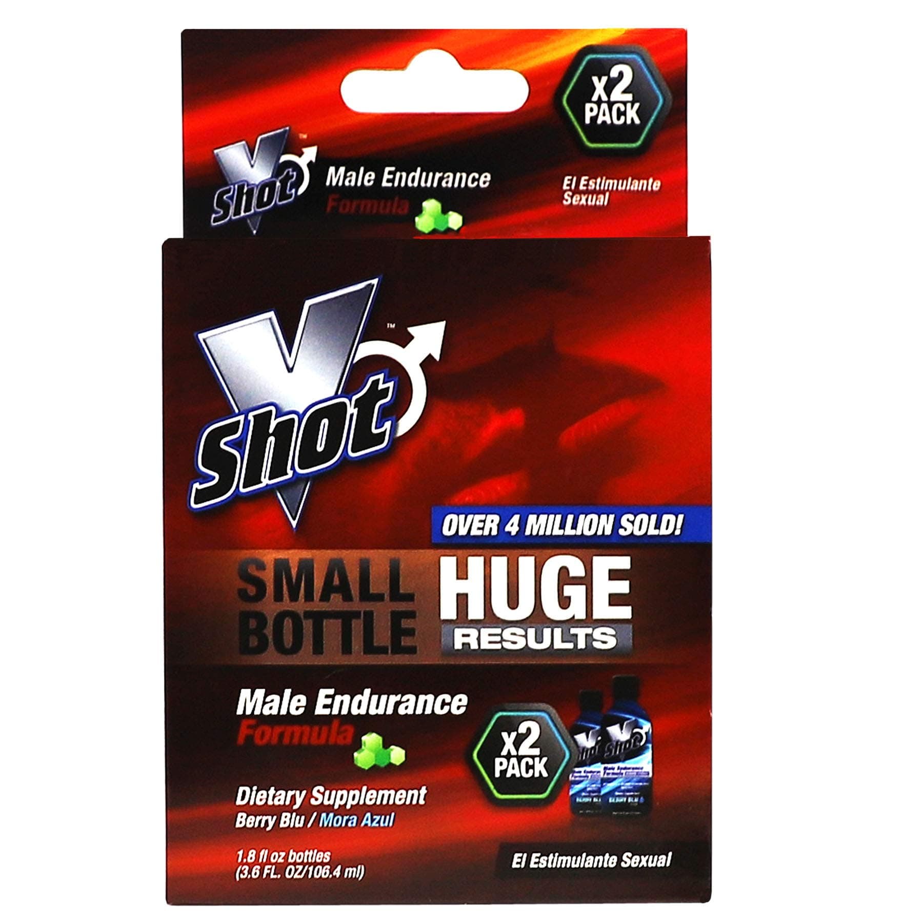 V Shot - Male Endurance Formula X 2 Pack