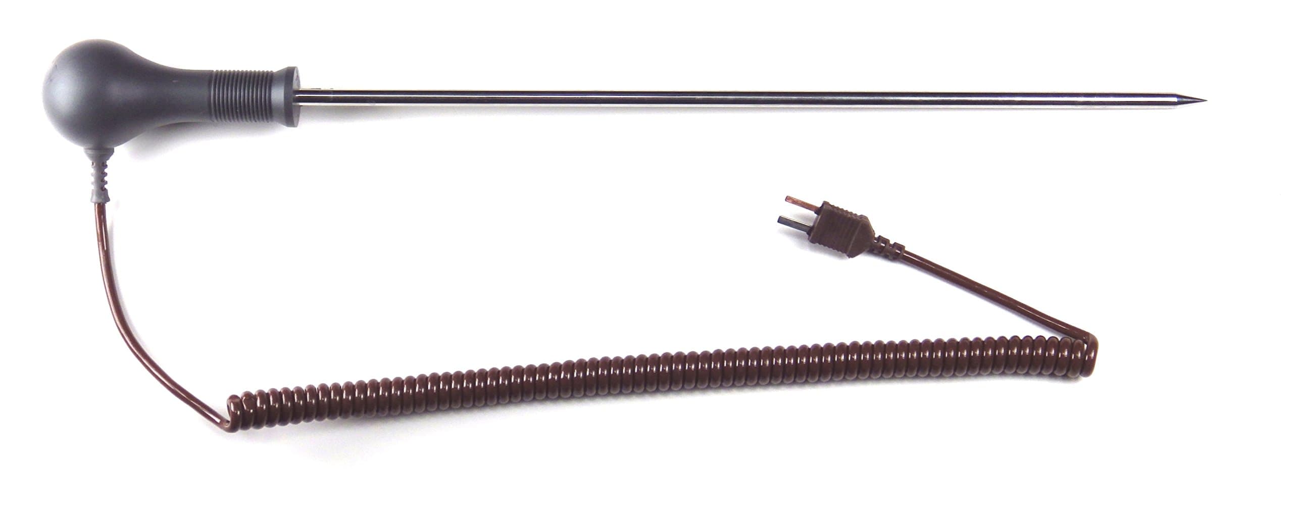 TME TP08 T Type Needle Probe, Extended Heavy Duty, Professional Range, 300 mm x 6 mm, Grey/Brown