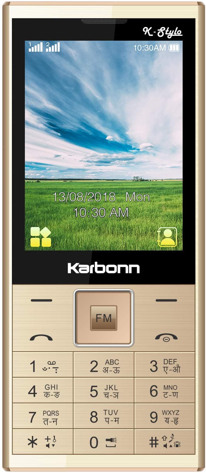 Karbonn K Stylo (Dual SIM, Brushed Gold)