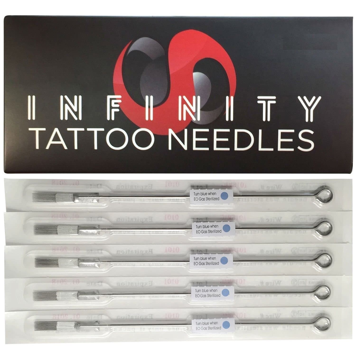 Infinity - Shading Tattoo Needles - 50 pcs - Disposable & Sterile - 13RM Curved Magnum Shader