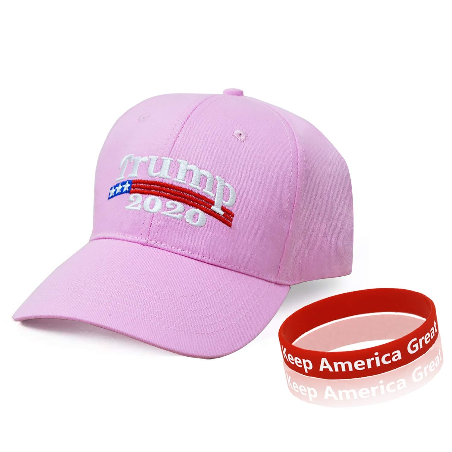 Sumyer Trump 2020 Hat, Donald Trump Hat Cap, Adjustable Baseball Hat and Wristband