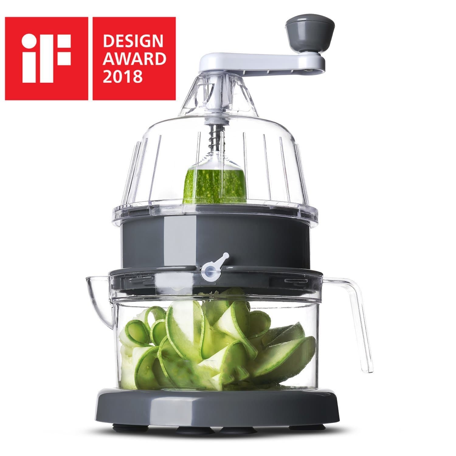 YOSIL Vertical Vegetable Slicer Best Cutting Vegetable Spaghetti Noodle Maker