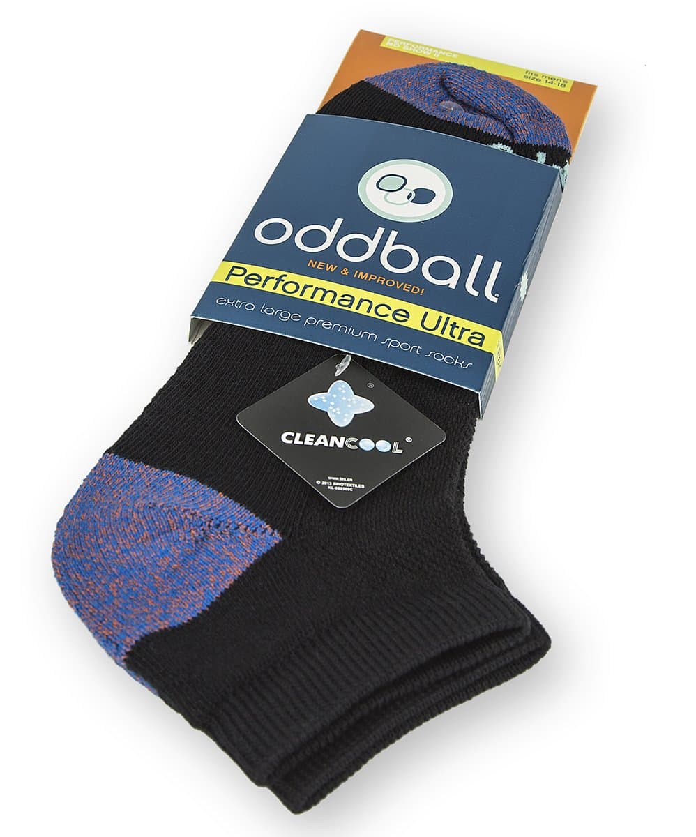 Oddball Performance Plus II Men's No Show Socks XXL