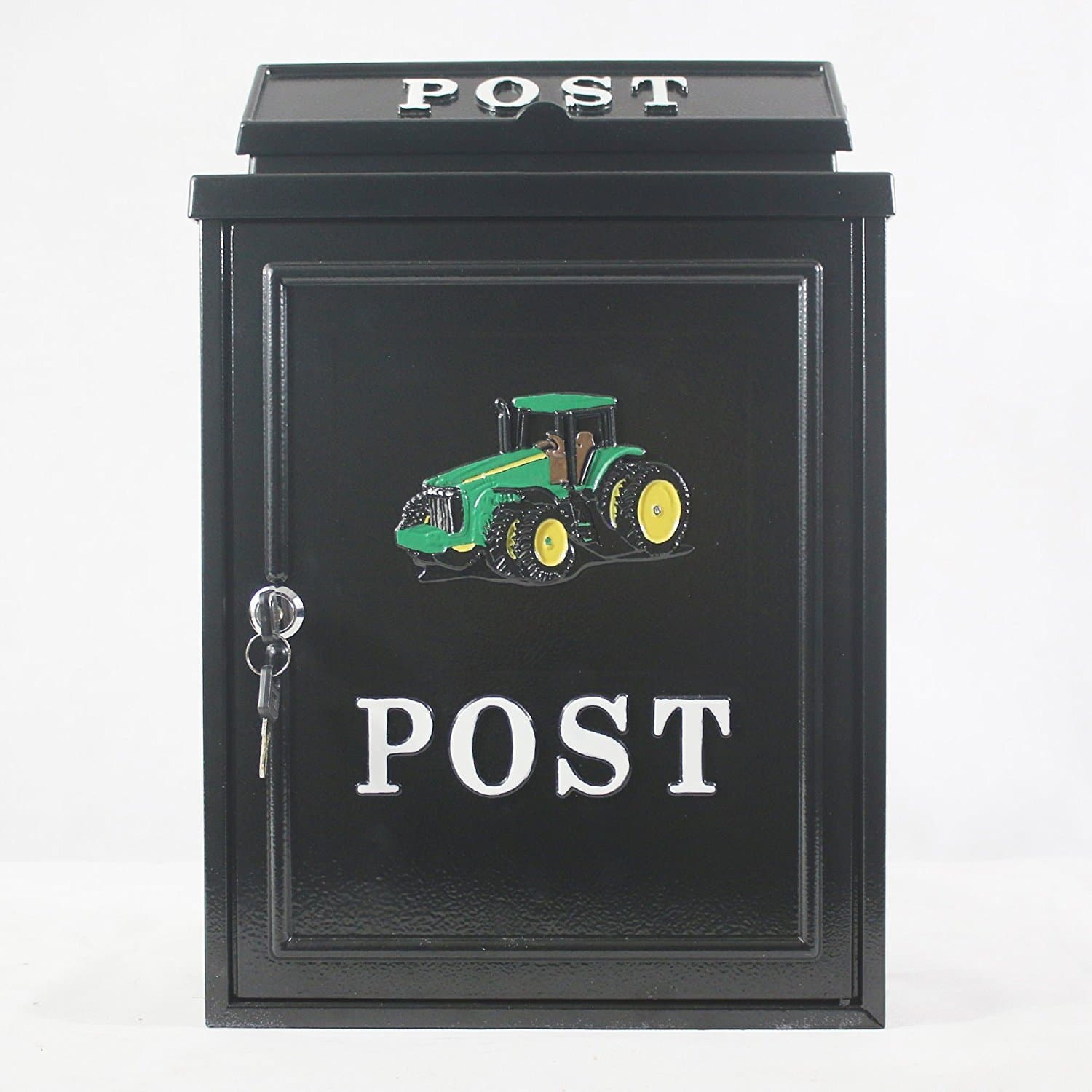 Arboria Wall Mounted Cast Iron Mailbox Letterbox - Tractor Design
