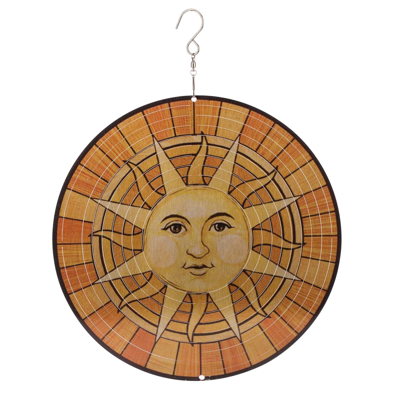 Topadorn Hanging Decoration Spectrum Wind Spinners Unique Design Features Celestrial Outdoor Lawn and Garden Décor