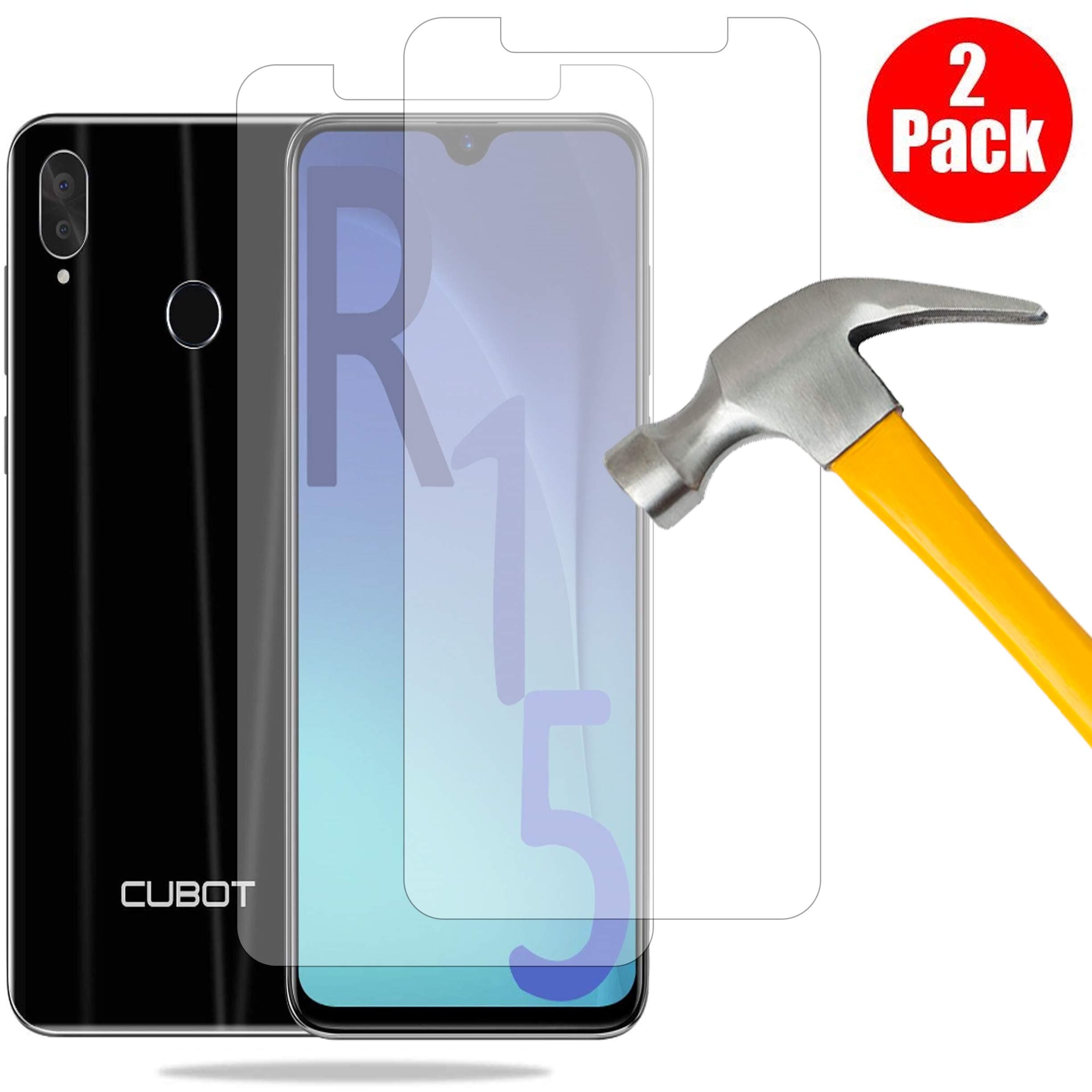 CUBOT KINGKONG MINI [2 Pack]Tempered Glass Screen Protector 18:9 Premium Protection Film (9H * 2.5D, 0.33mm thick)