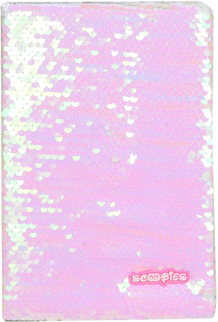 Scoobies Flip Me Sequins Diaries, Colour : Off White