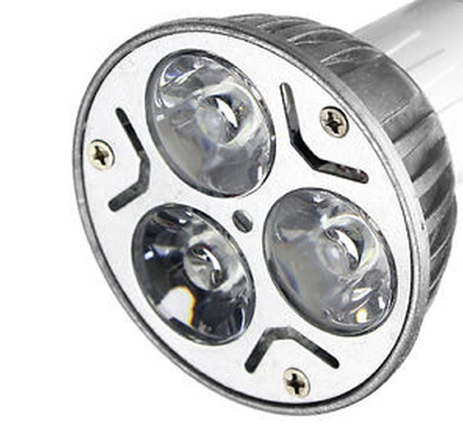 Hrph GU10 3W 3 LED High Power Spotlight Home Light Lamp Bulb 220V Blue