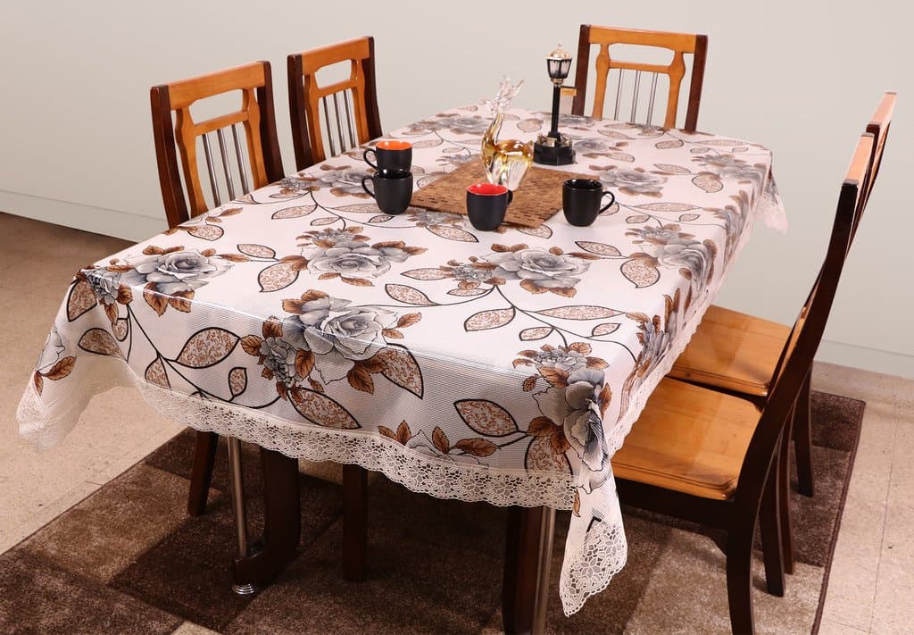 Azalea Plastic Anti Slip Table Cover - King, Multi Colour