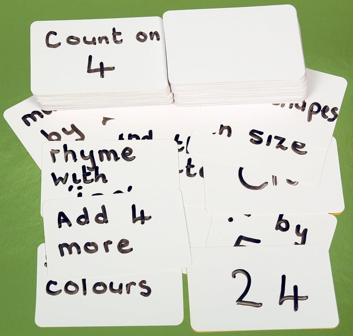 Playing cards, blank both sides, pack of 1000 - 00810