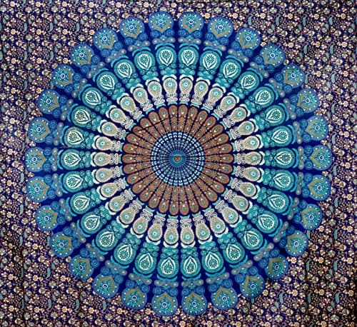 Mandala Bohemian Wall Hanging Psychedelic Tapestry Wall Tapestry Double Bedspread