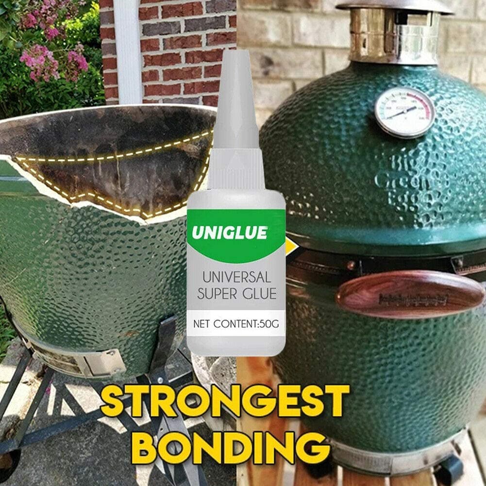 Uniglue Universal Super Glue Strong Plastic Glue for Resin Ceramic Metal Glass, for High-Quality, Accurate Repairs, Easy to Use Clear Glue (3pcs)