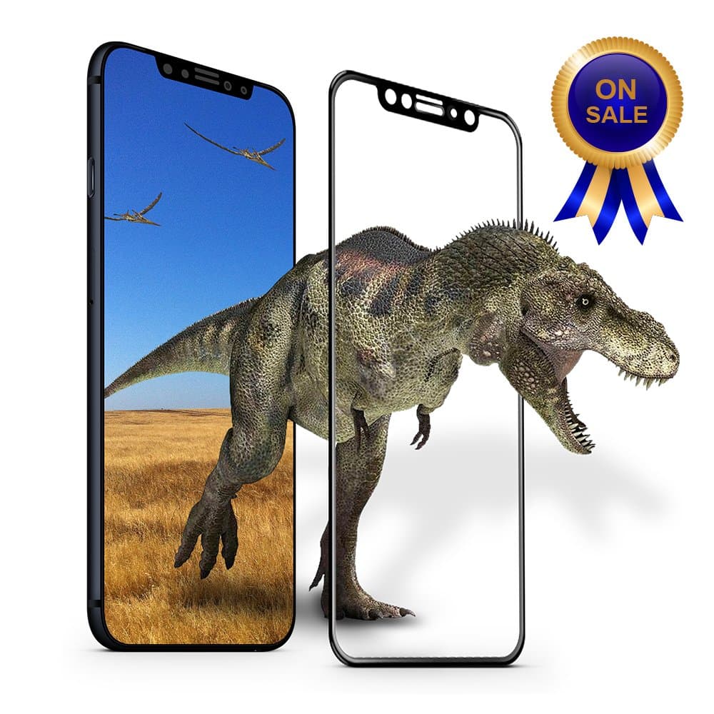 ONIPU iPhone X Screen Protector - 3D Touch Full Coverage Case Friendly Anti Fingerprint Anti Scratch 99.9% HD 0.33mm 9H Tempered Glass Screen Protector for Apple iPhone X 5.8''