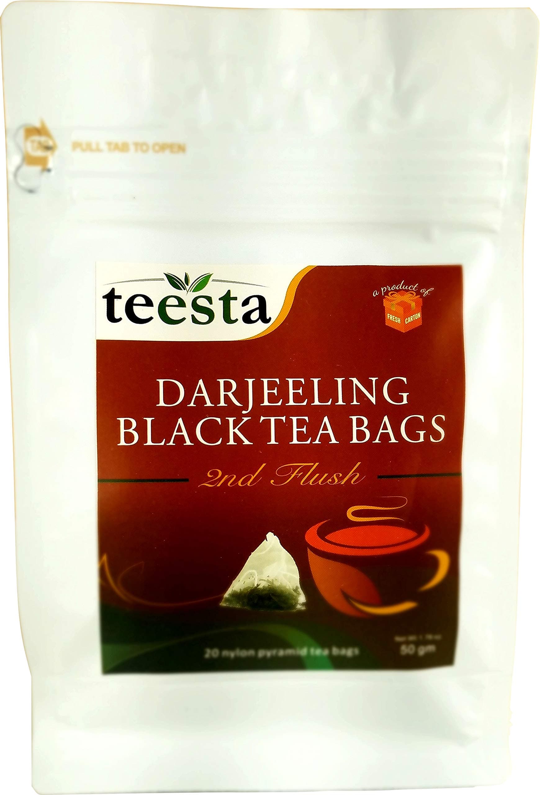 FRESHKETTLE - Best Darjeeling 2nd flush Tea | Black Tea Leaves | Summer Flush 100 gm loose leaf tea | High Energy Teas & Strong Muscatel | Premium 100% Unblended Darjeeling Black Tea