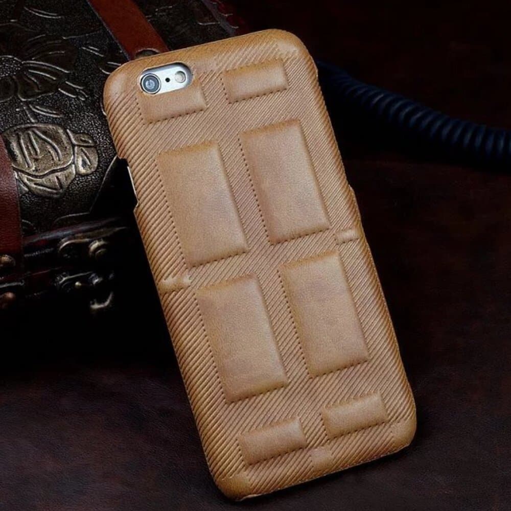 Iphone 6s Plus Case, Lwang Luxury Antique 360 Protective leather Shockproof Back Case for Iphone 6 6s plus (antique light brown)