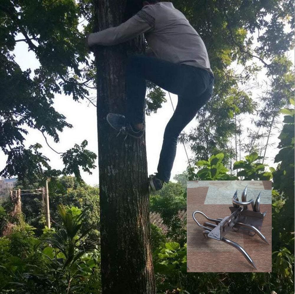 LYLN Non-Slip Climbing Tree Spikes Simple To Use Tree Climbing Tool Climbing Tree Shoes,for Hunting,Observation And Picking Fruit Etc