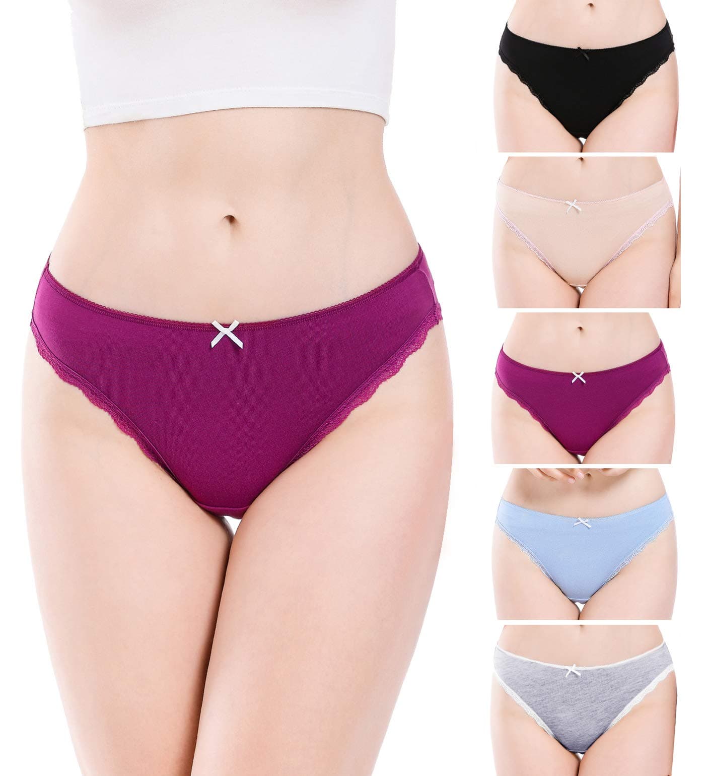 VOOKIIMO Cotton Bikini Womens Underwear