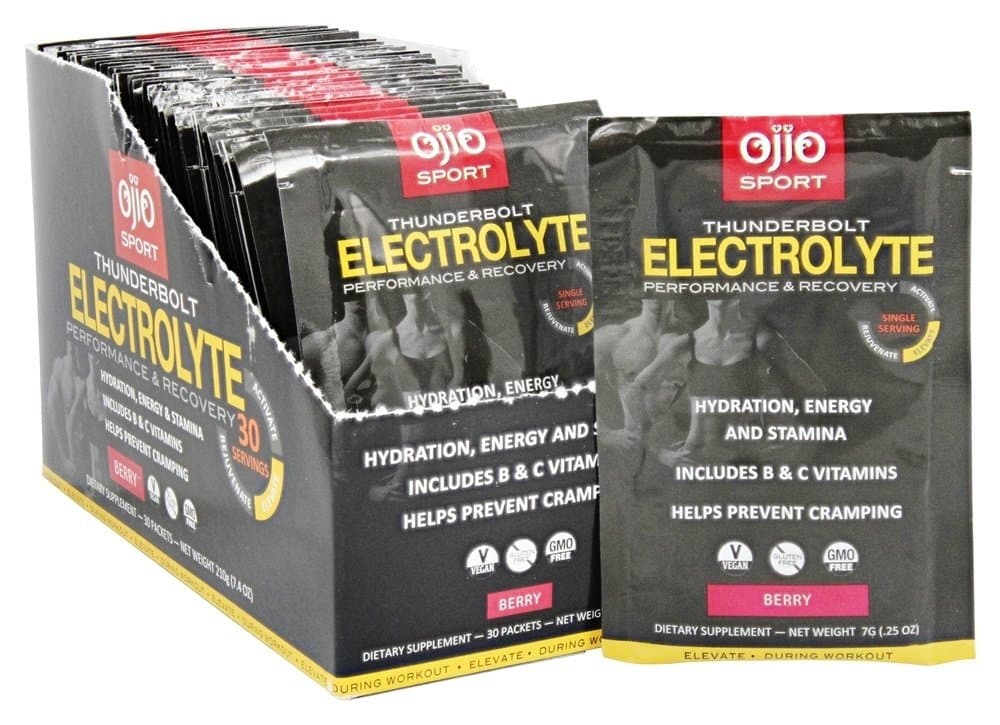 Ojio Sport Elevate Thunderbolt Electrolyte - Berry - 30 Count