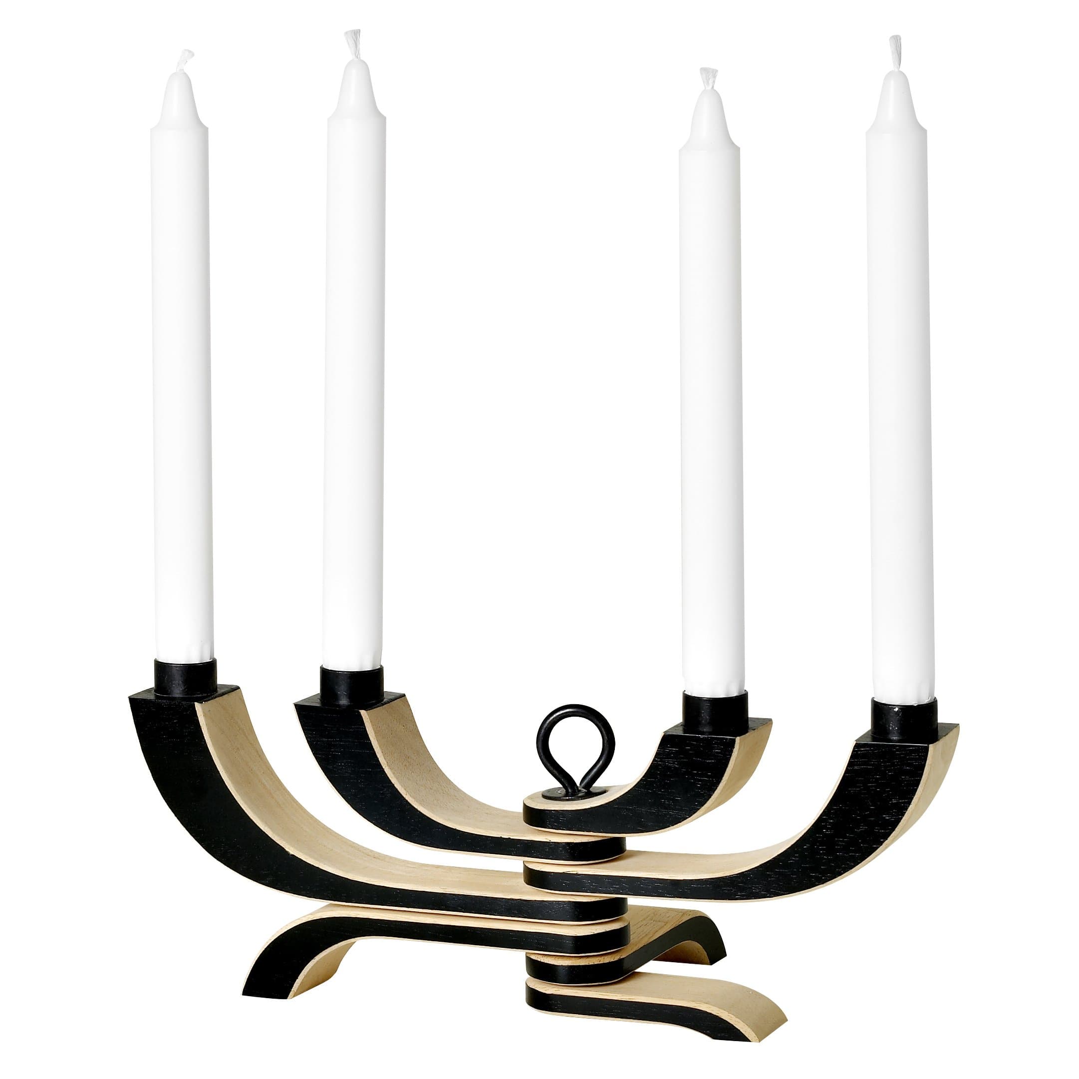 Nordic Light Candelabra 4-arms black