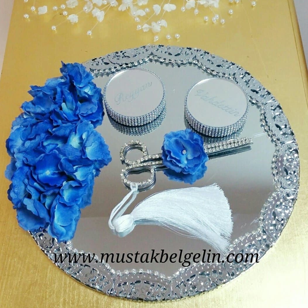 Vasavi Engagement Ring Platter Tray without Rings